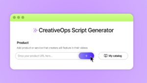 CreativeOps script generator